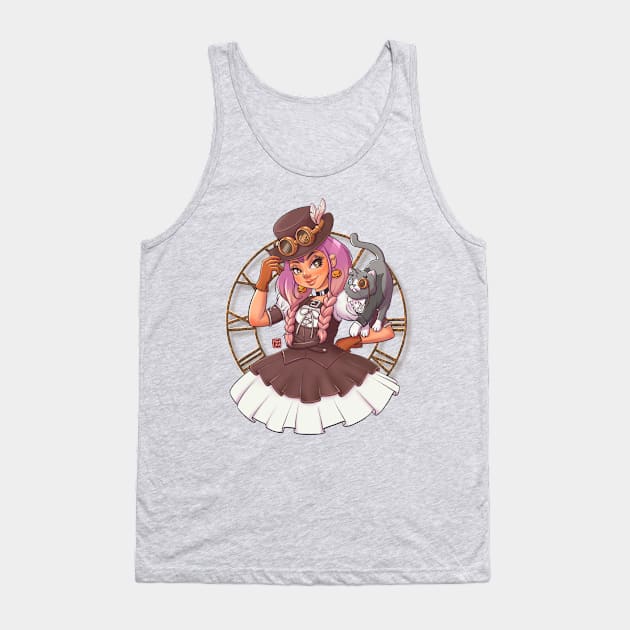 Steampunk duo Tank Top by Miikoluna